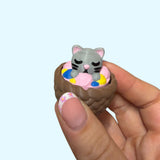 Kitten in Yarn Basket Clicker