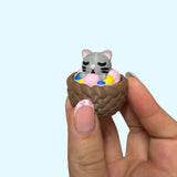 Kitten in Yarn Basket Clicker