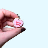 Conversation Heart Keyring - Customisable