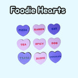 Conversation Heart Keyring - Customisable