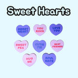 Conversation Heart Keyring - Customisable